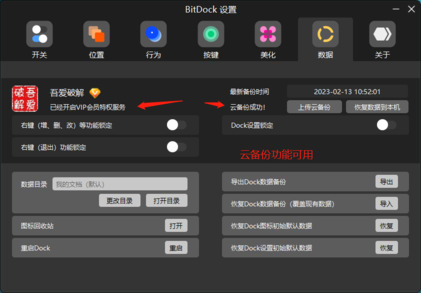 【解锁会员版】BitDock比特工具栏